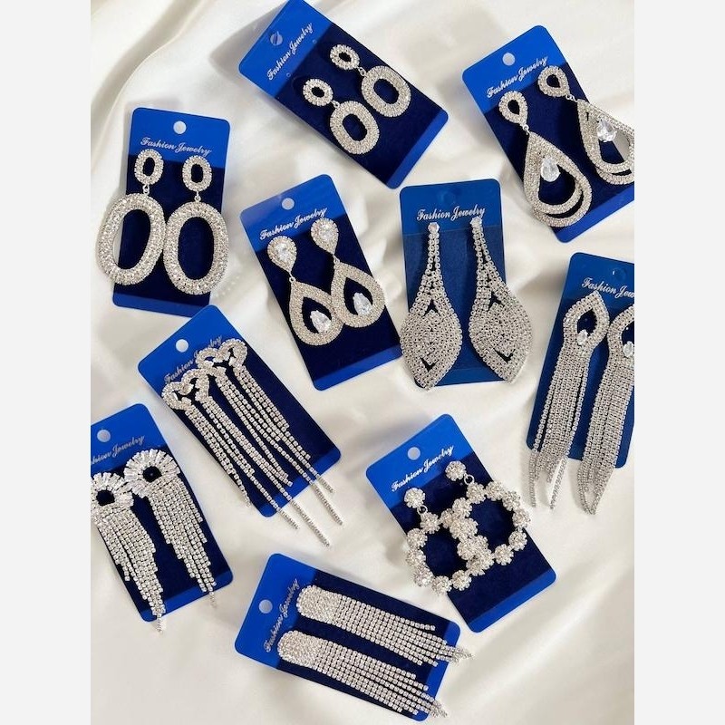 گوشواره فول نگین مجلسی