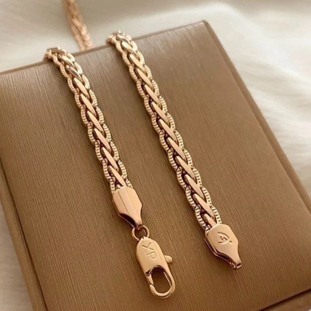 زنجیر بیروتی حصیری ژوپینگ نمادار طرح طلا