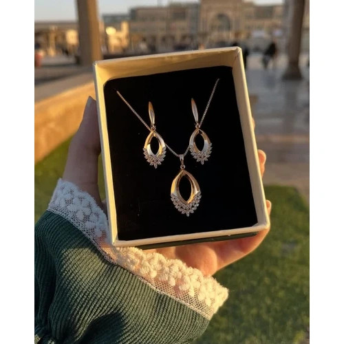 نیمست نگین گندمی ژوپینگ طرح طلا