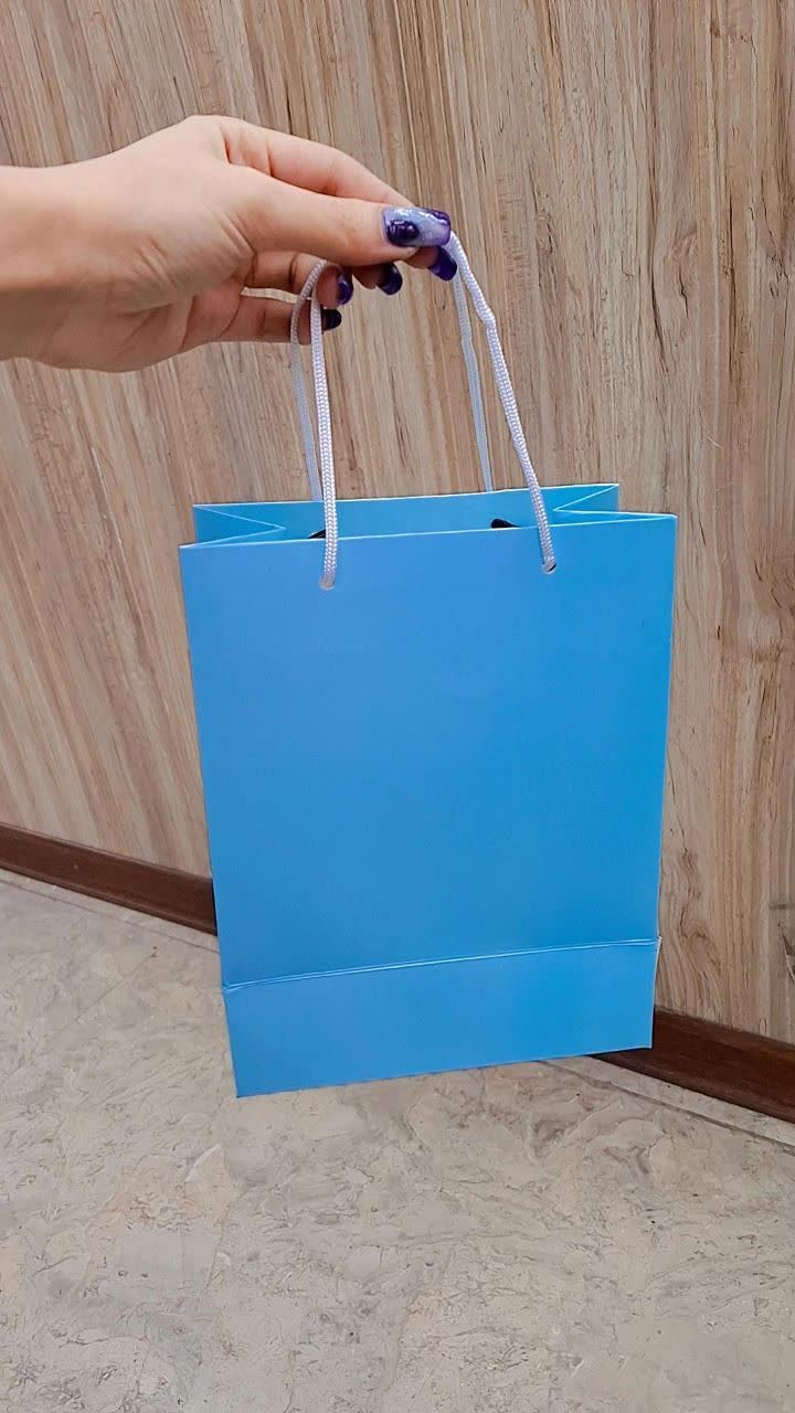 بگ رنگی شفاف کادویی