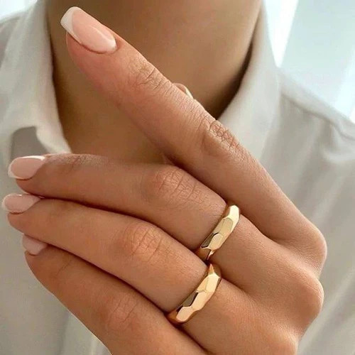 انگشتر رینگ ژوپینگ تراش دار چند ضلعی