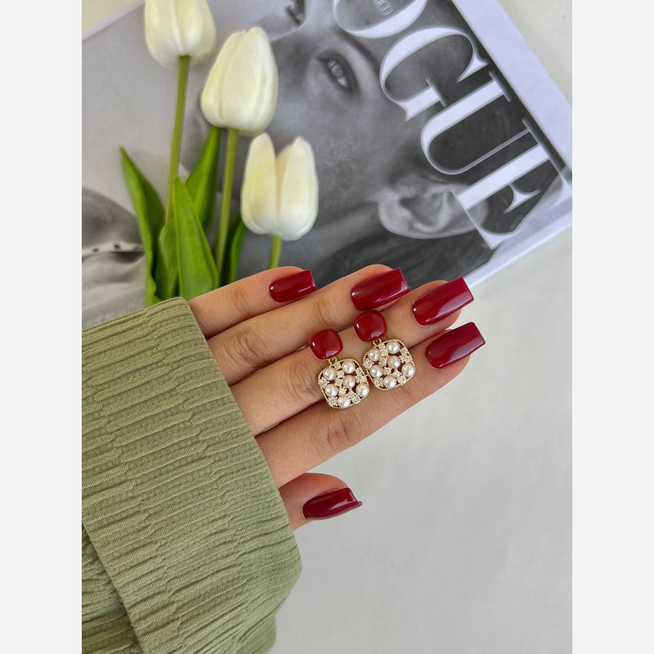 گوشواره سوارسکی گالری هیما
