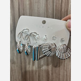 پک گوشواره فشن آب نقره گالری هیما