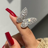 نیم ست پروانه فول نگین گالری هیما