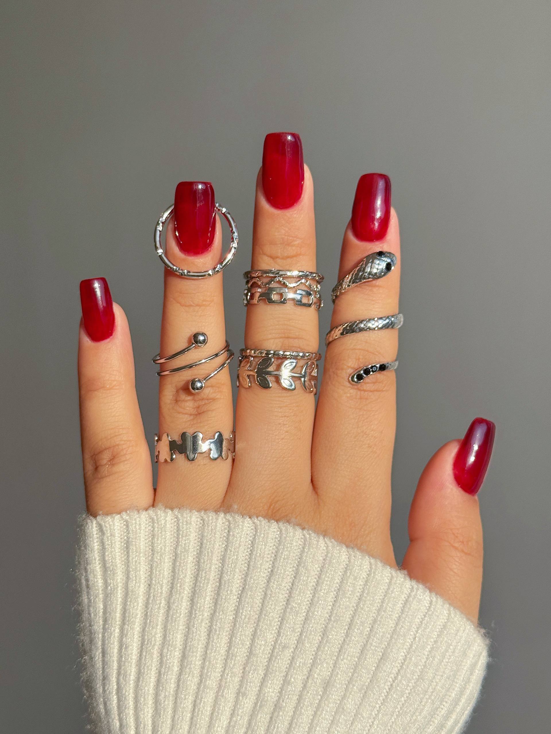 پک انگشتر طرح مار