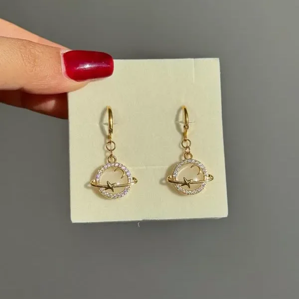 گوشواره زحل جواهری