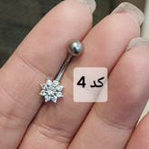 پیرسینگ ناف گل پیرسینگ ناف ستاره پیرسینگ ناف ظریف و ساده و مینیمال