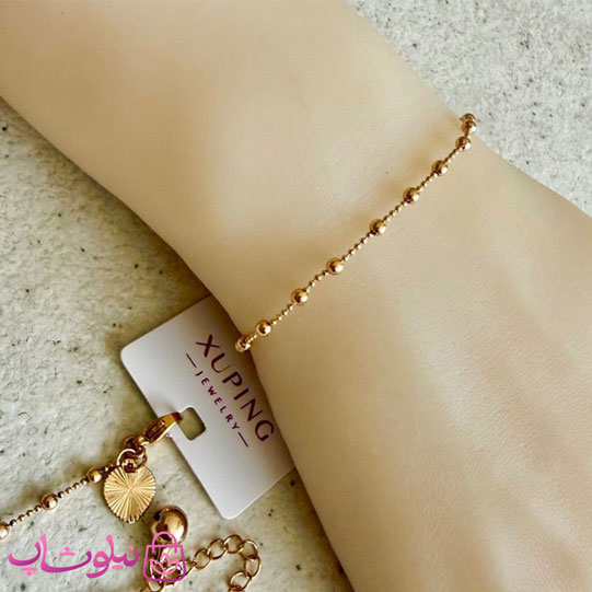 دستبند زنانه ژوپینگ مدل توپی ظریف کد 2991