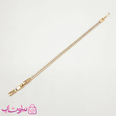 دستبند دخترانه ژوپینگ طرح تنیسی طلایی دولاین کد 4991