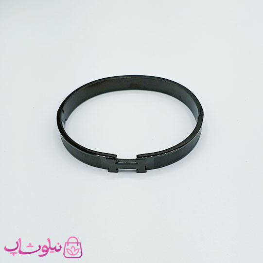 دستبند مردانه زنانه هرمس رنگ فول مشکی کد 329