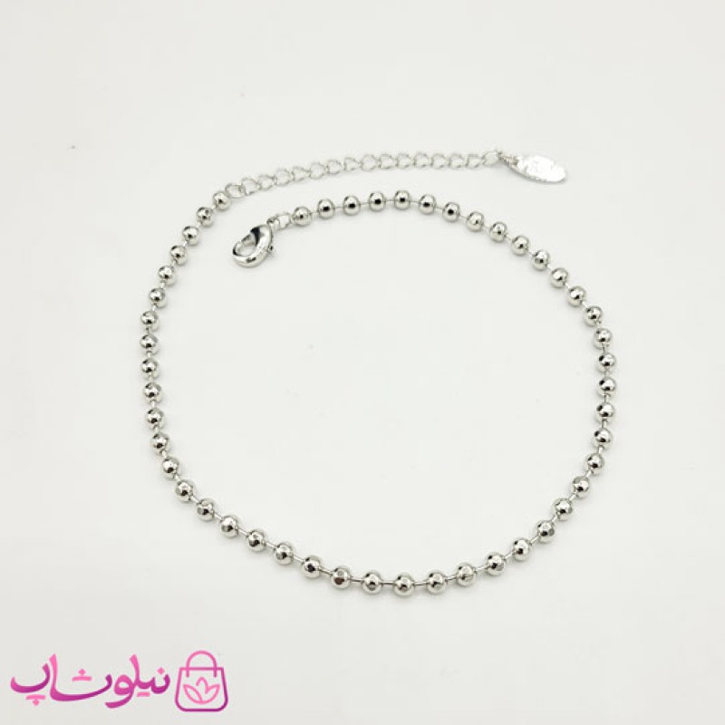 پابند دخترانه YSX مدل توپی نقره ای کد 1196