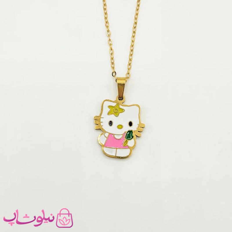 نیم ست بچگانه هلوکیتی مدل بستنی به دست کد 999