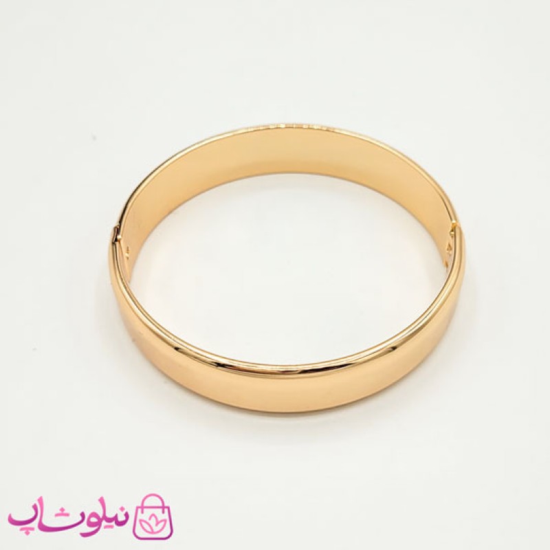 تکپوش زنانه پهن ژوپینگ طلایی ساده سایز 2 کد 1791