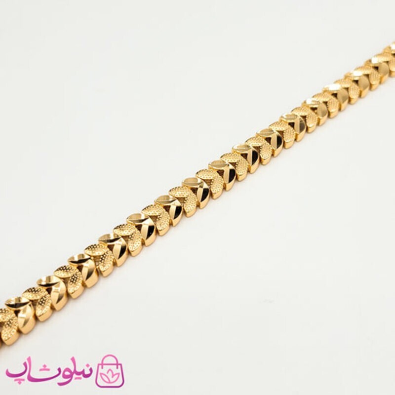 دستبند زنانه ژوپینگ مدل برگ کد 1991