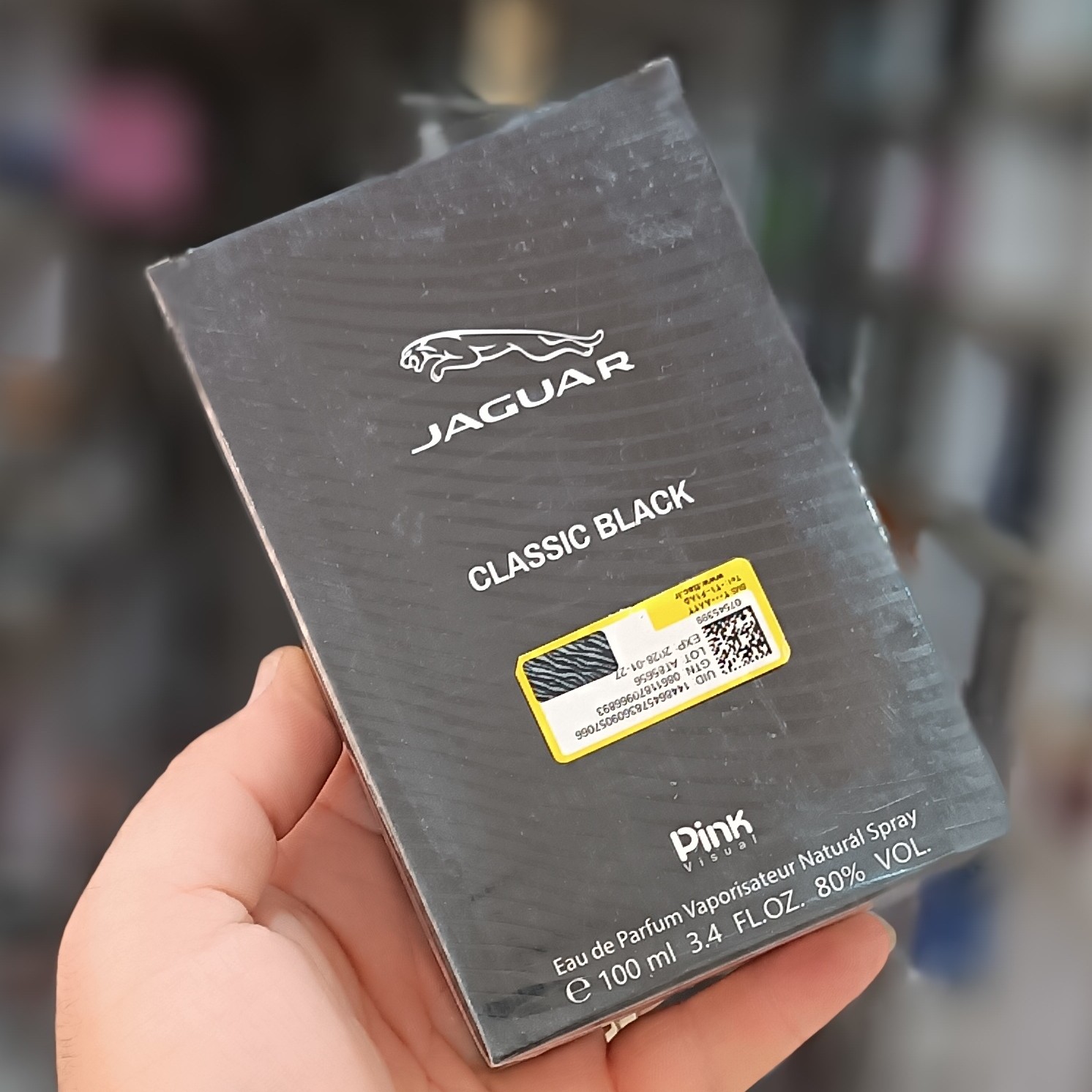 ادکلن جگوار مشکی لیبل دار jaguar شرکتی عطر