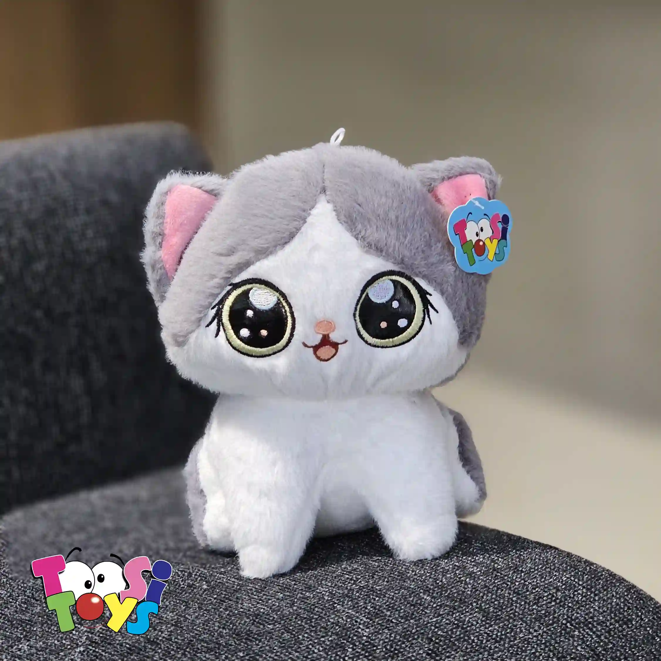 عروسک گربه ملوس چشم درشت