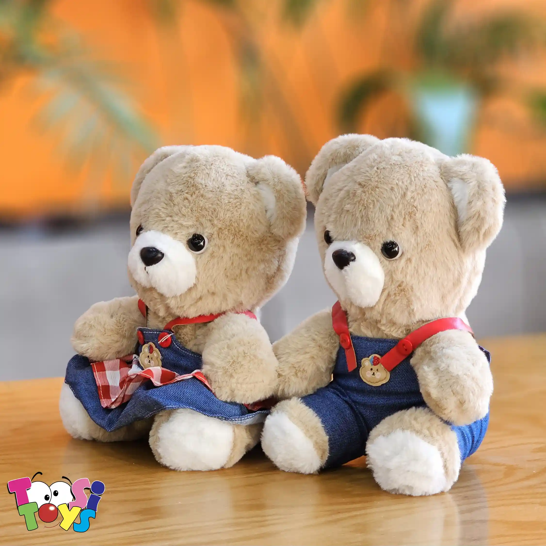 عروسک خرس زوجی لباس لی