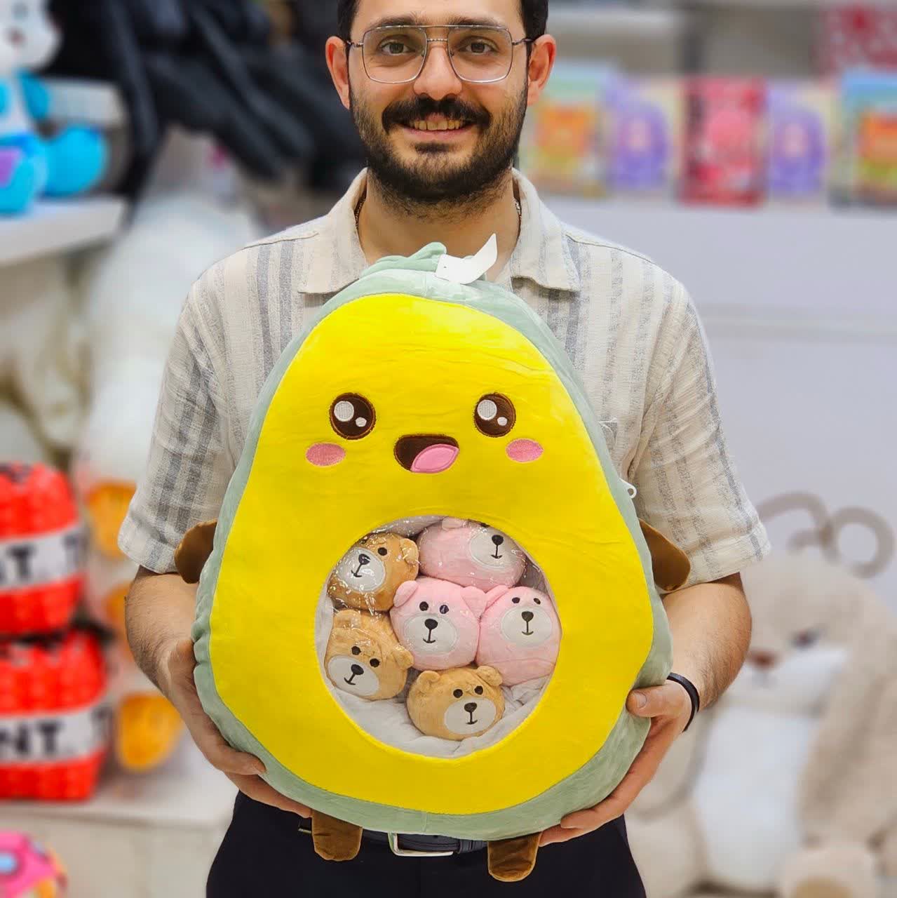 عروسک بالشتی میوه جات بچه دار