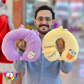 عروسک گردنی با چشم بند