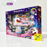 اسباب بازی ست چایخوری یونیکورن طرح Happy Unicorn
