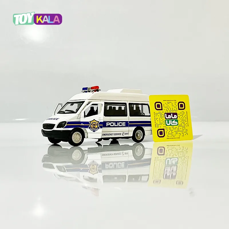 اسباب بازی ماشین پلیس موزیکال 12 سانتیمتر (کد 060)