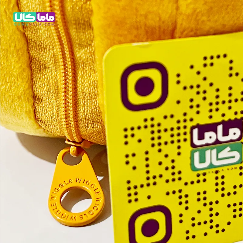 چشم بند بالشتی عروسکی مدل خرس نارنجی