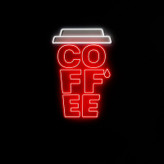 چراغ نئونی مدل coffee mug