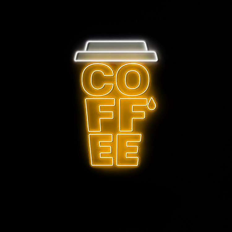 چراغ نئونی مدل coffee mug