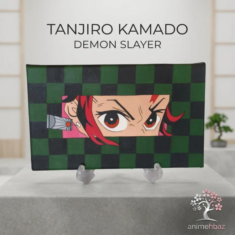 تابلو نقاشی بوم تانجیرو کامادو | انیمه شیطان کش (Demon Slayer)