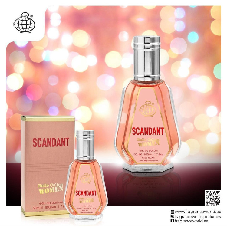 عطر زنانه 50 میل فراگرانس ورد اسکندانت Fragrance World Scandant