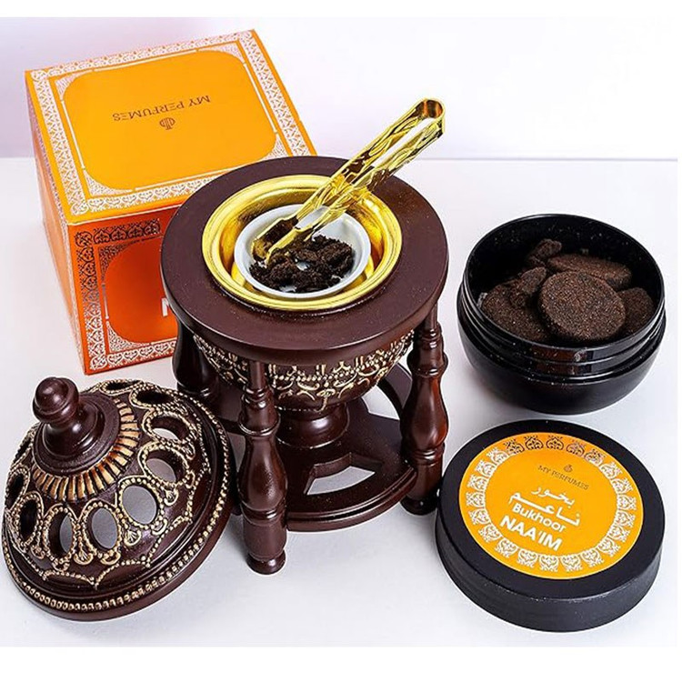 بخور مدل ناعم برند عربیات حجم 100 گرم (10 عدد 10 گرمی)