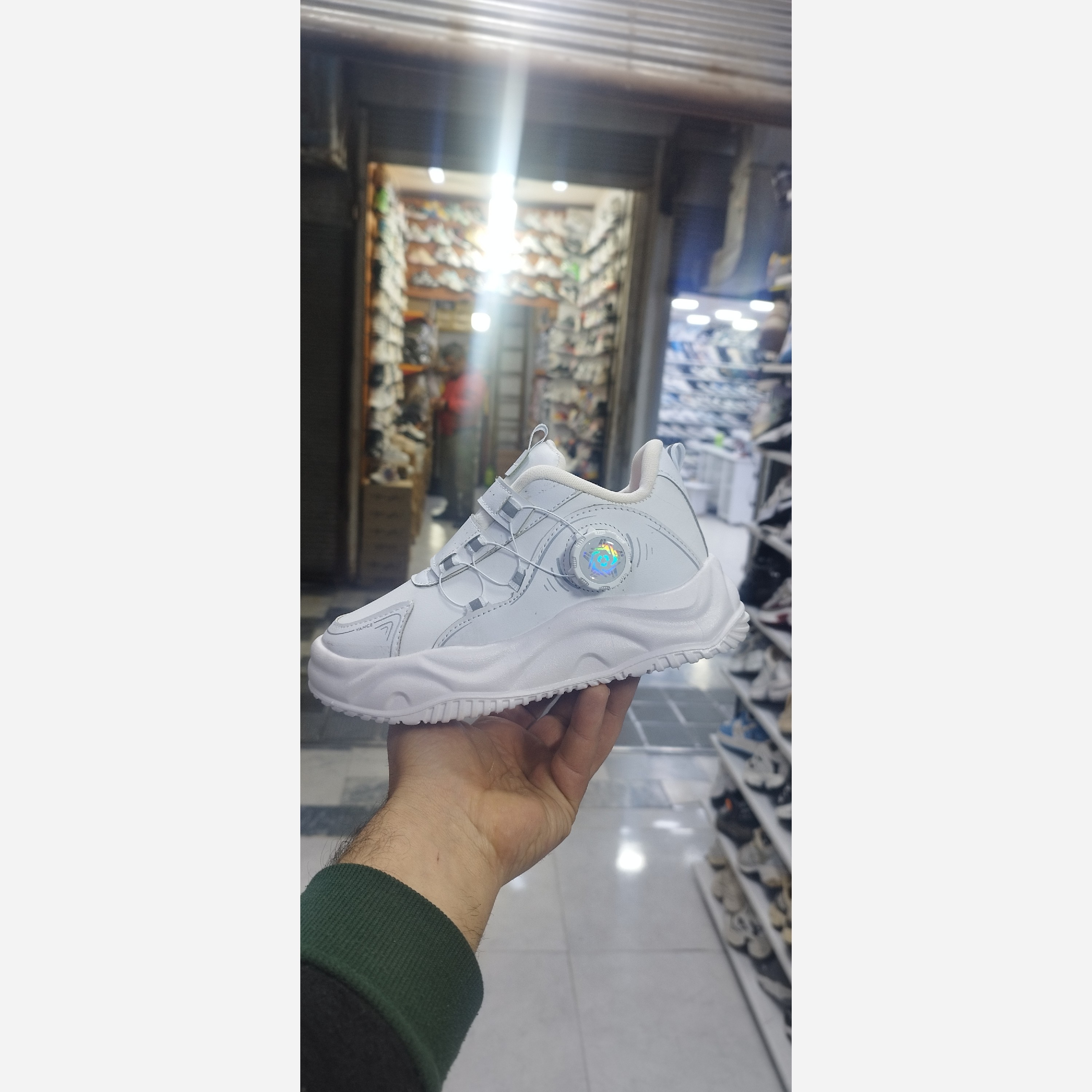 کتونی بچگانه ونس دیسکی آف وایت رنگ سفید