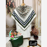 روسری ابریشمی مجلسی. ورق بزنید