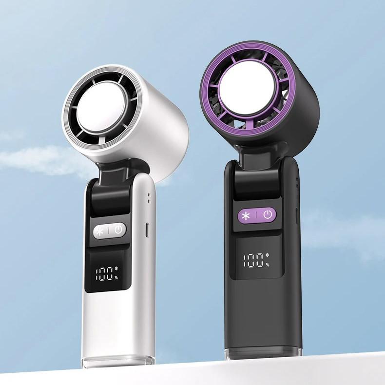پنکه شارژی مدل سرمایش دار کد K-801 ظرفیت 4000 میلی آمپر ساعت