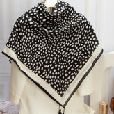 روسری مشکی ترکیبی