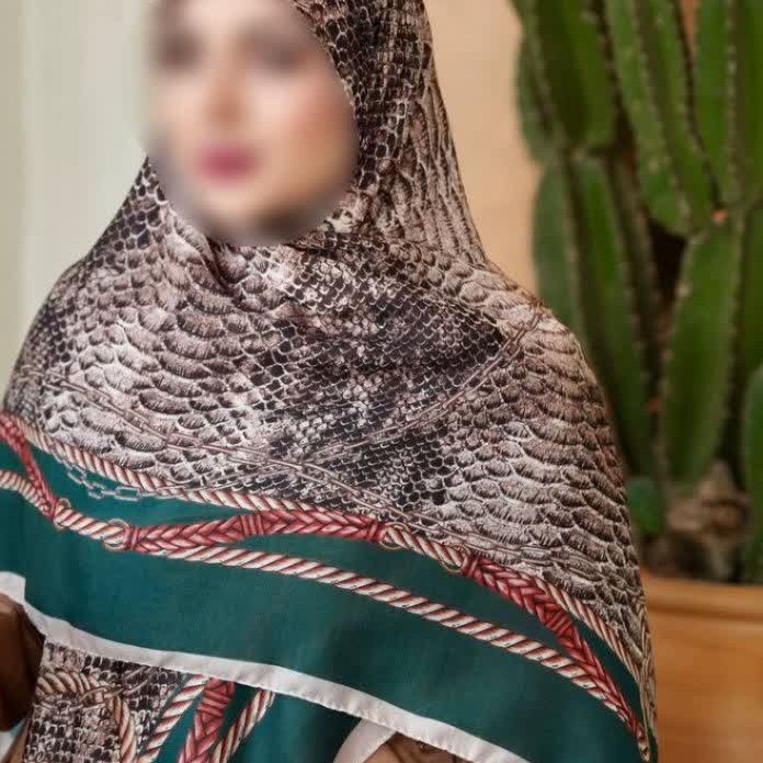 روسری مجلسی عیدانه نخی