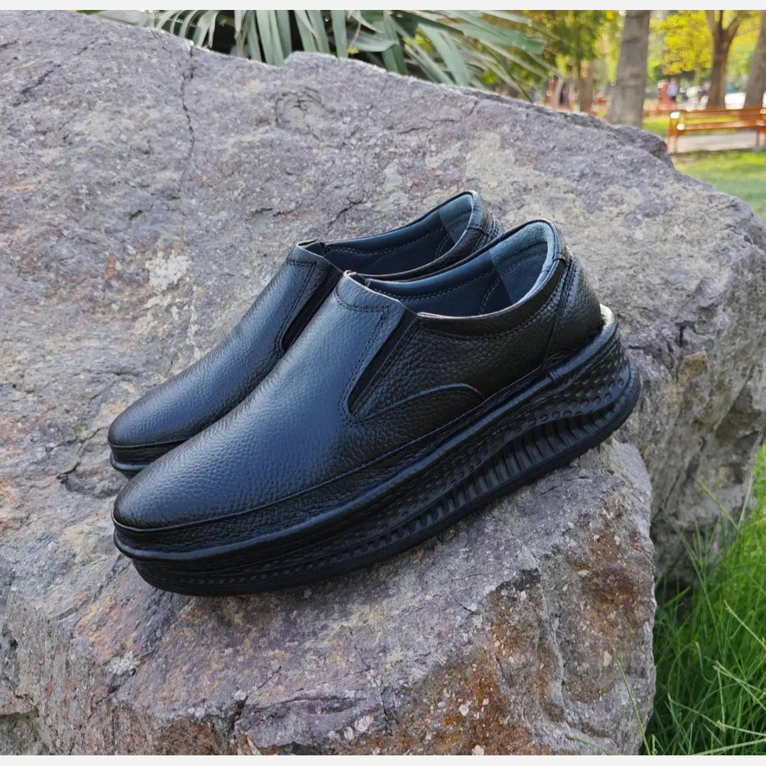 کفش چرم طبیعی گاوی مدل طبی 40 تا 44