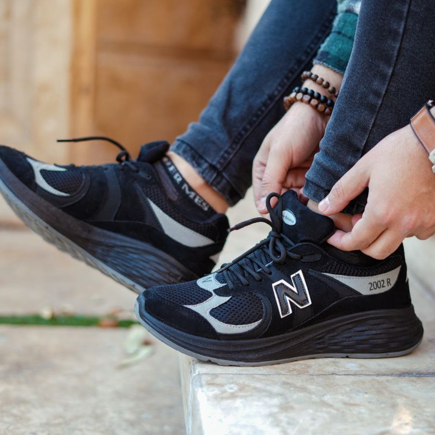 کفش مردانه نیوبالانس رنگ مشکی 39 تا 44 کتونی ورزشی New balance