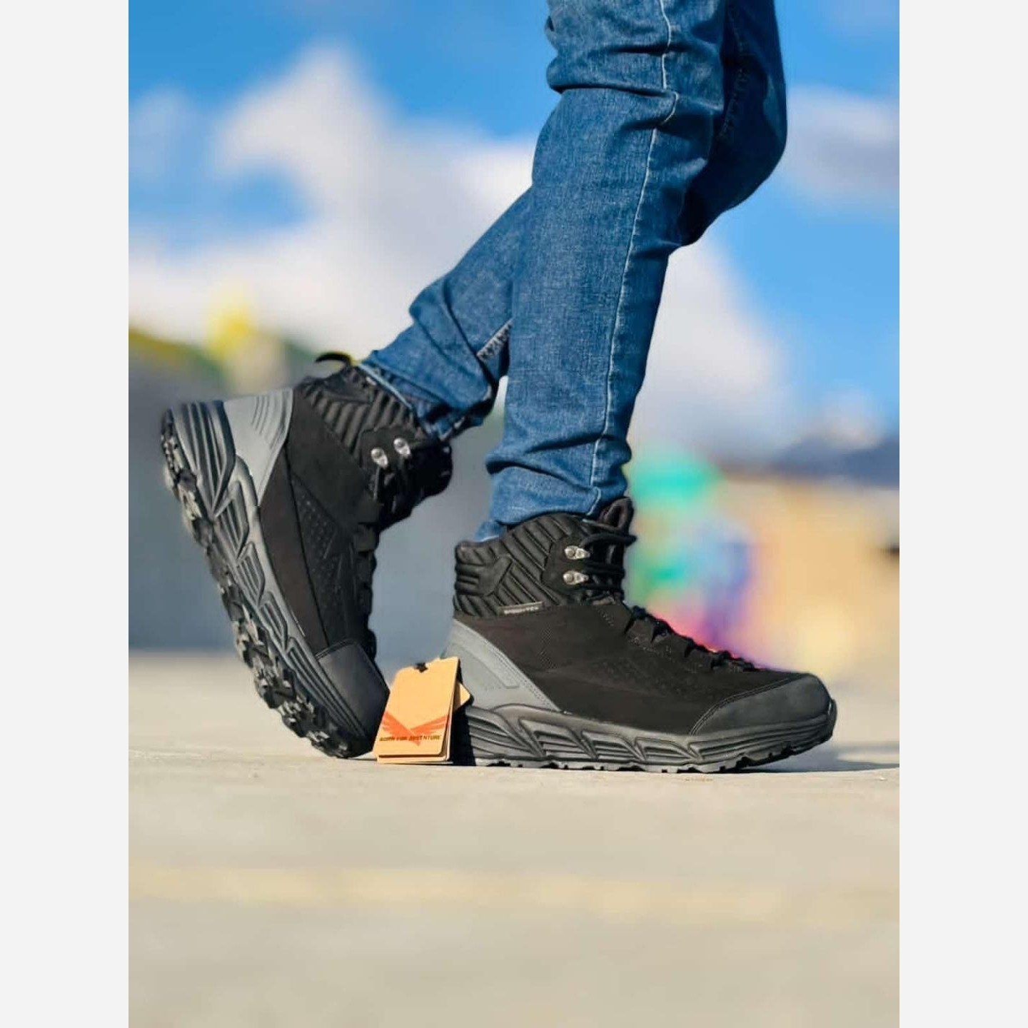 کفش ساق بلند ضد آب مردانه اسنوهاک کد SN-S1134M