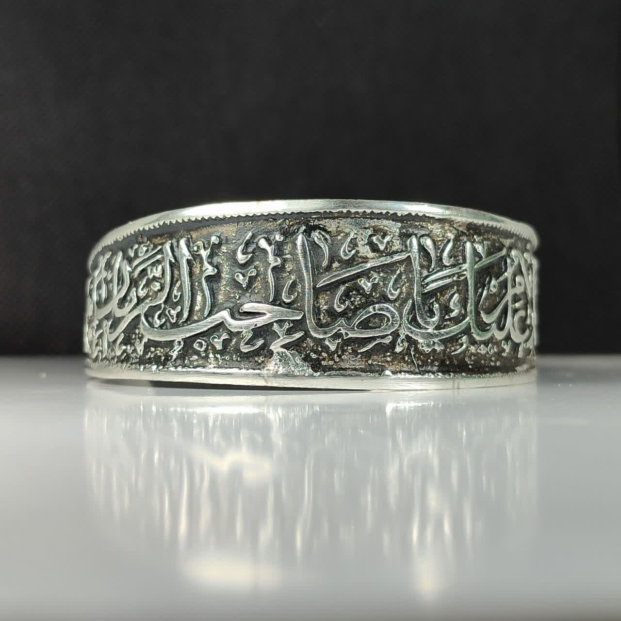 خرید دستبند لبیک یا صاحب الزمان آلیاژی حکاکی؛ نمادی از ارادت ماندگار کد 3917