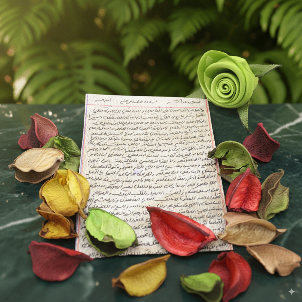 حرز سوره ی احزاب روی پوست آهوی اصلی کد 3616