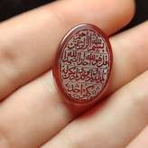 خرید نگین عقیق قرمز درجه یک کد 6108