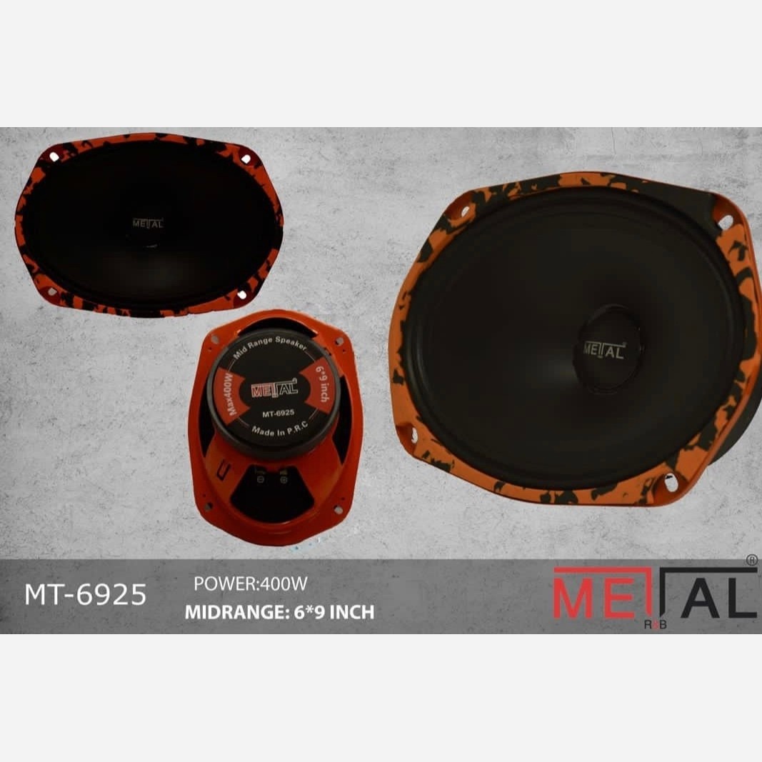 میدرنج خودرو متال مدل MT6925 سایز 6×9 اینچ قدرت 200 وات