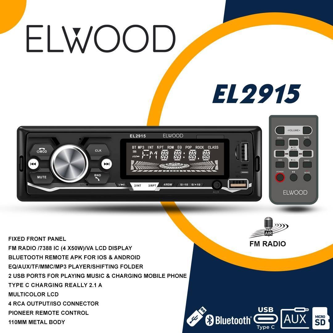 پخش آیسی بزرگ بلوتوثی الوود مدل EL - 2915