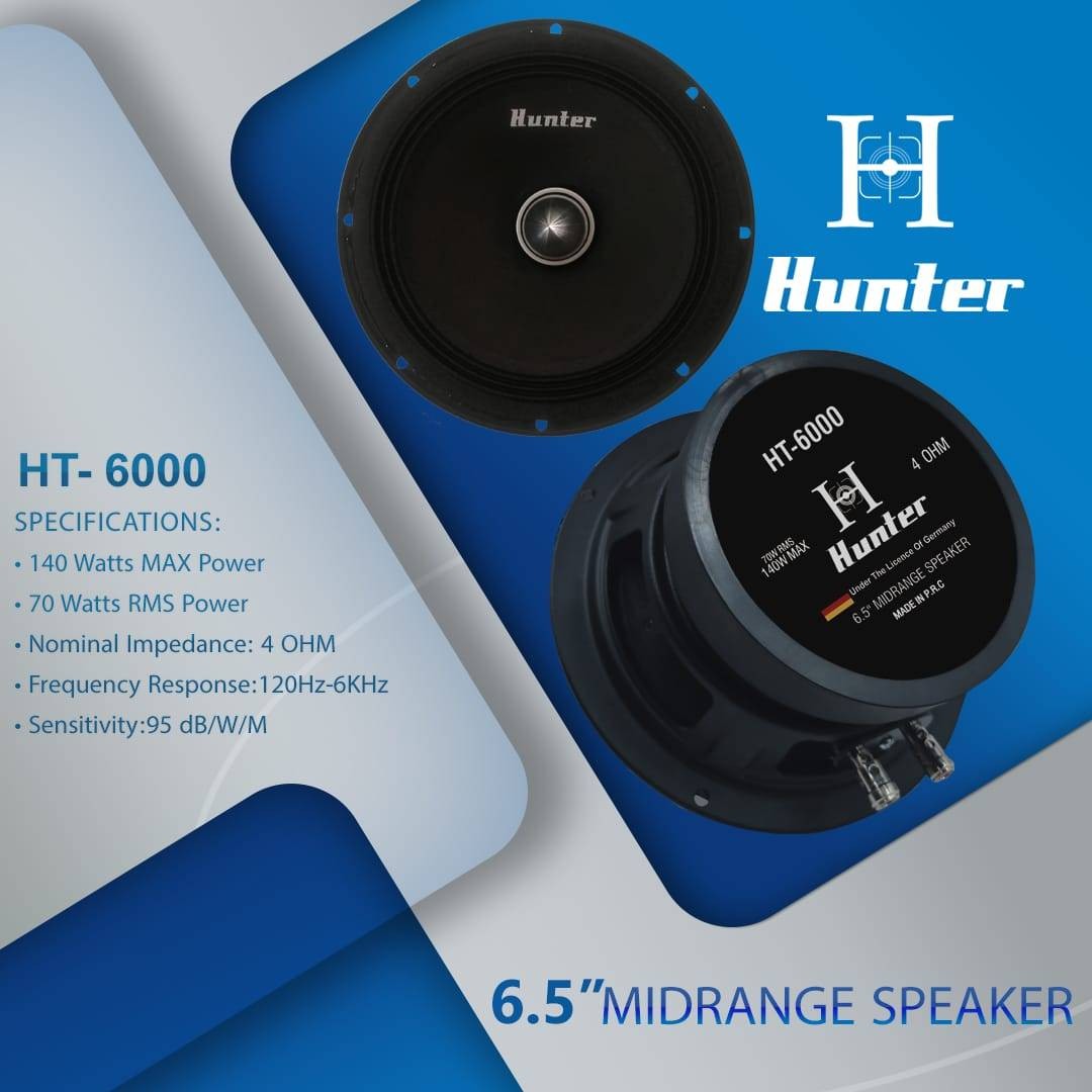 میدرنج 6 اینچ هانتر مدل HT - 6000