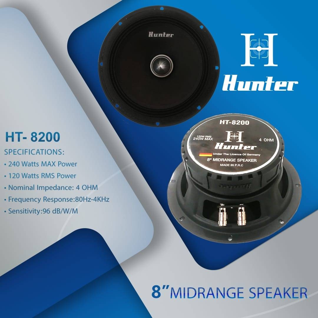 میدرنج 8 اینچ هانتر مدل HT - 8200