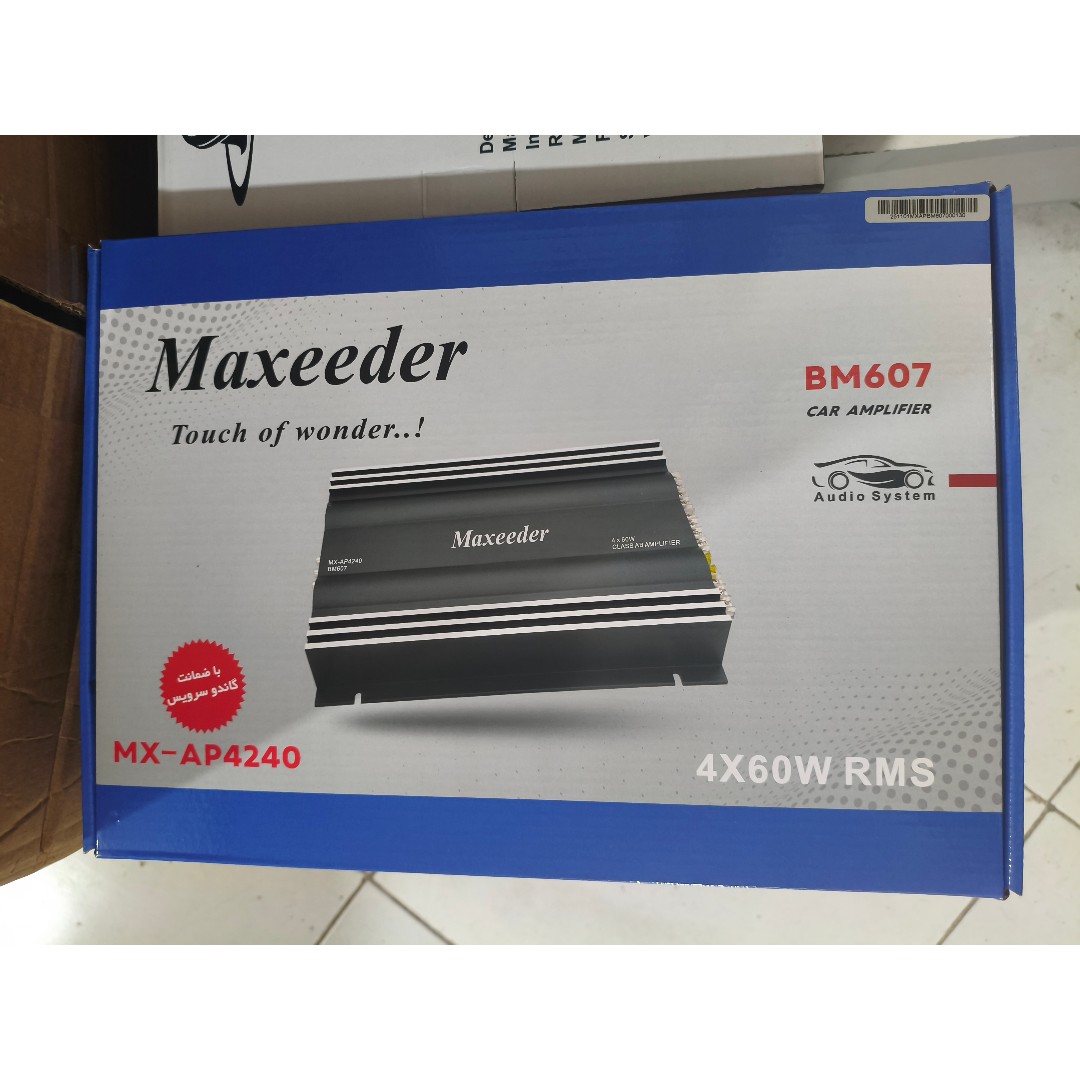 آمپلی فایر خودرو 4 کانال مکسیدر مدل MX-AP4240 BM607
