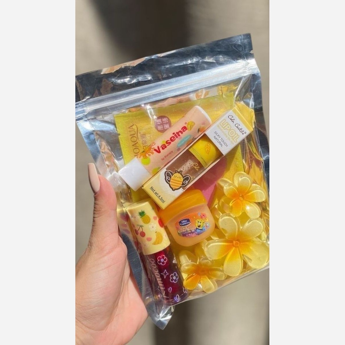 پک هدیه 10 عددی اکسسوری و آرایشی کادو تولد فانتزی کیوت پینترستی با اشانتیون رایگان