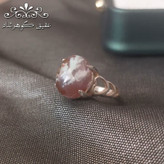 انگشتر نقره عقیق شجری اصل زنانه