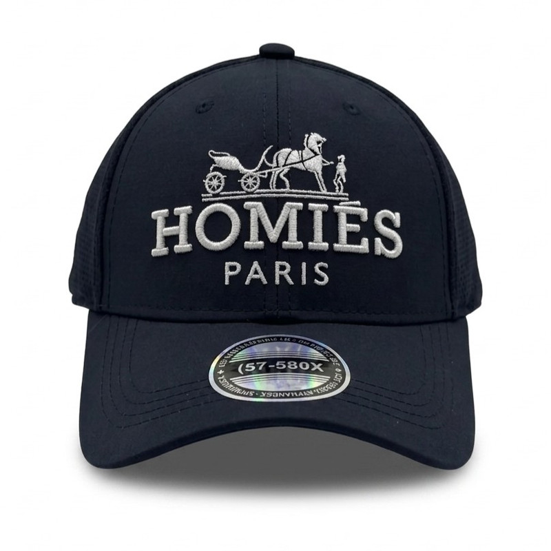 کلاه کپ مدل  اسپرت پشت فیت طرح HOMIES PARIS